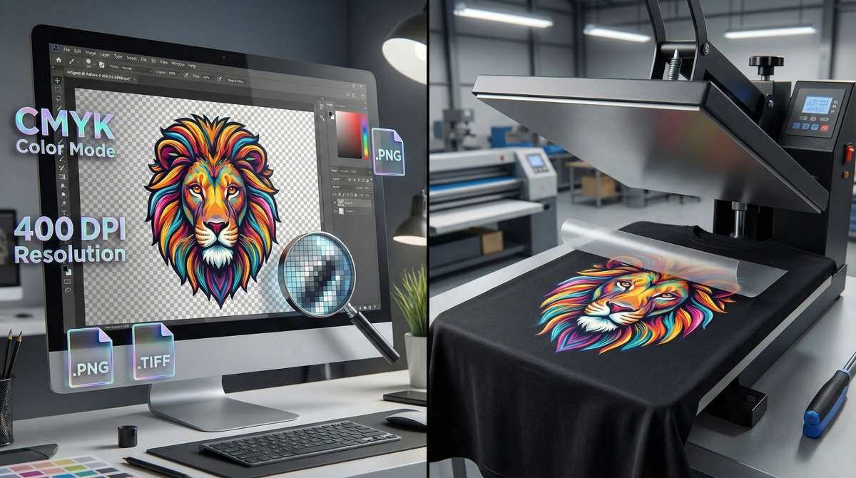 Ghid de Pregătire a Graficii pentru Print DTF