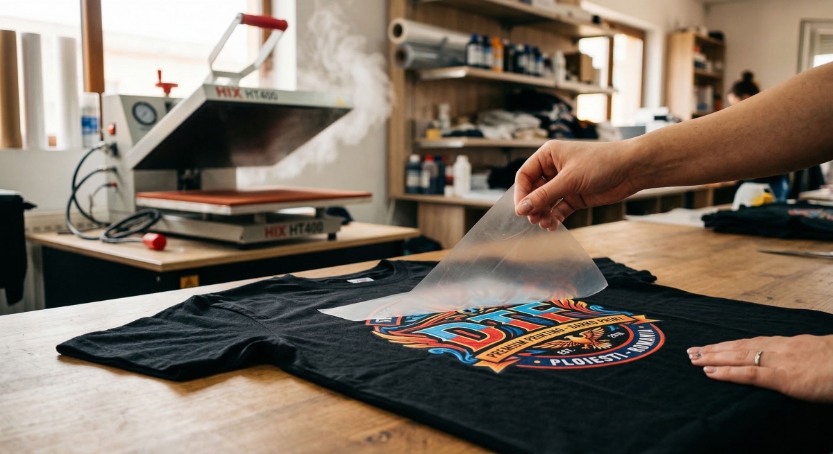 Hot Peel vs. Cold Peel: Ce folie de print DTF să alegi pentru personalizări perfecte?