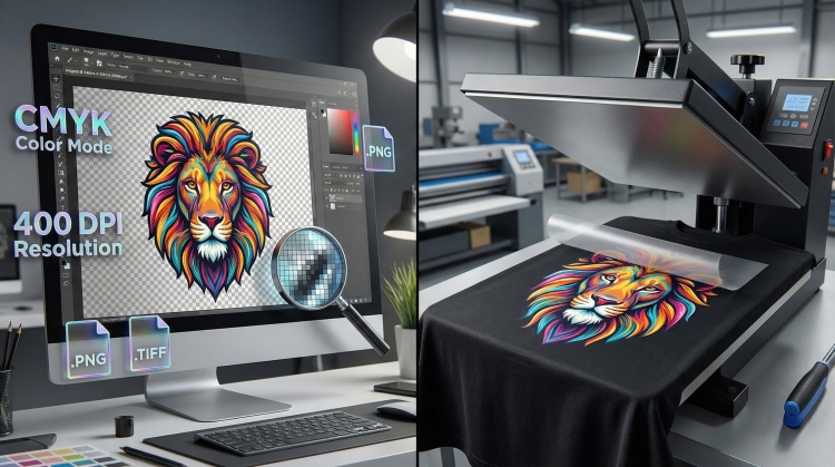 Ghid de Pregătire a Graficii pentru Print DTF