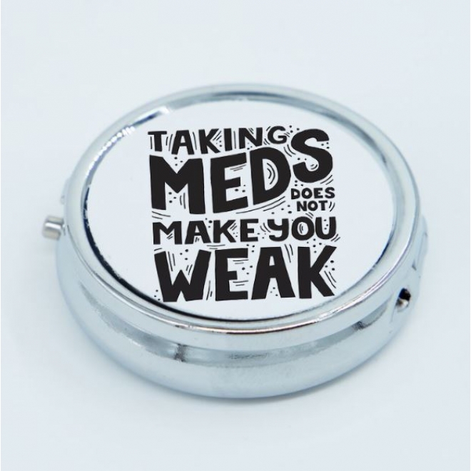 Cutie metal personalizata pentru pastile