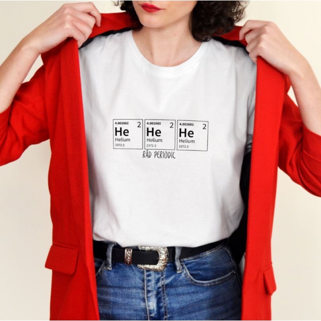 Tricou unisex personalizat - HeHeHe chimie