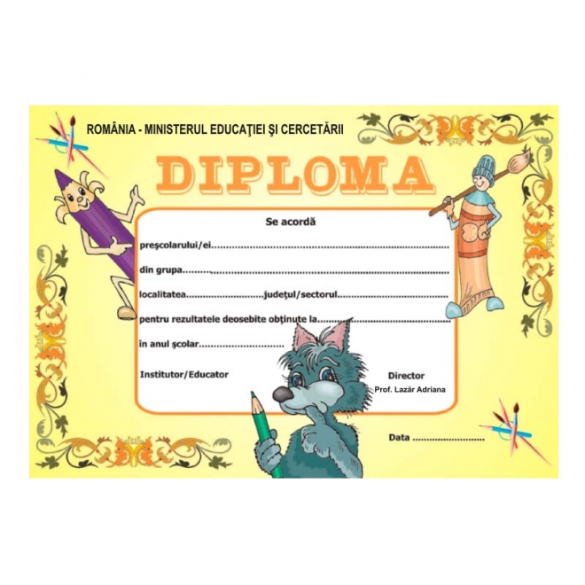 Diploma scolara - D025