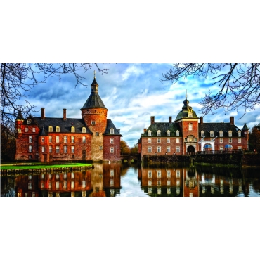 Calendar de birou cu castele 2025