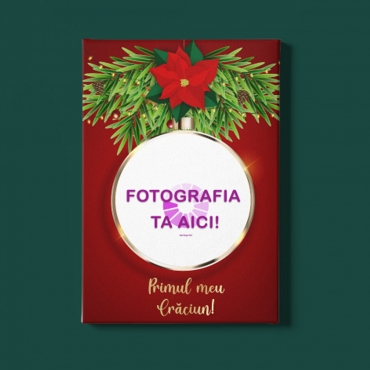 Tablou canvas personalizat Craciun 30x40 cm