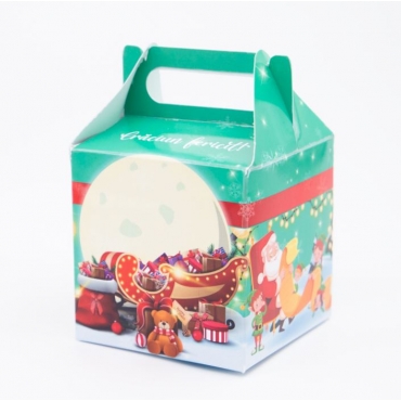 Cutie cadou cu maner Peisaj de iarna 