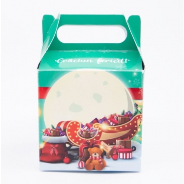 Cutie cadou cu maner Peisaj de iarna 