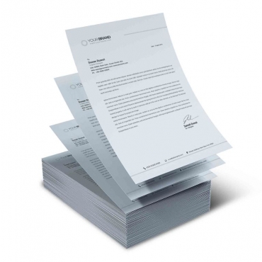 Foi antet A3, alb-negru