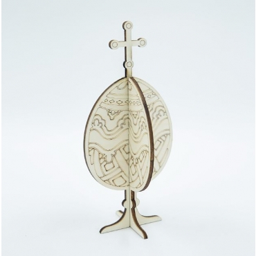 Decoratiune din lemn pentru Paste, inaltime 17 cm, placaj 4mm