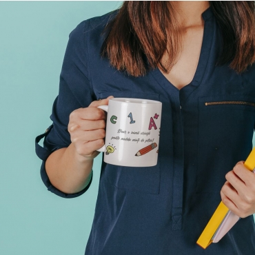 Cana personalizata mesaj Educatoare