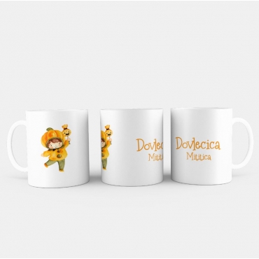 Cana copii Dovlecica cu mesaj