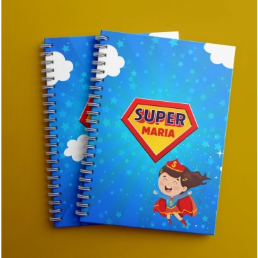 Agenda personalizata copii - Super Eroina