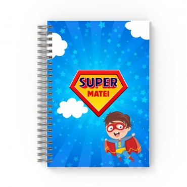 Agenda personalizata copii - Super erou