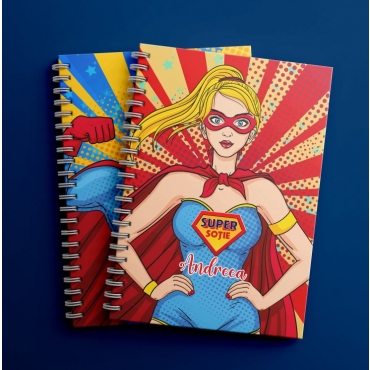 Agenda personalizata - Super Eroina