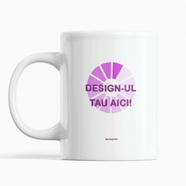 Cana alba personalizata 