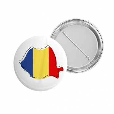 Insigna Harta Romaniei stilizata