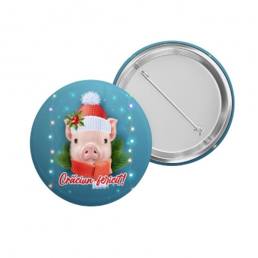 Insigna purcel Craciun