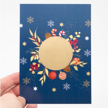 Felicitare personalizata razuibila Tematica de Craciun