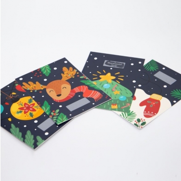 Felicitare personalizata Ilustratie Craciun