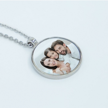 Medalion din metal personalizat cerc