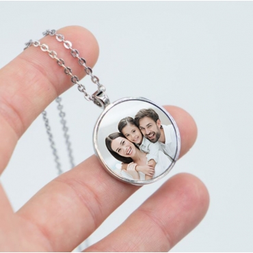 Medalion din metal personalizat cerc