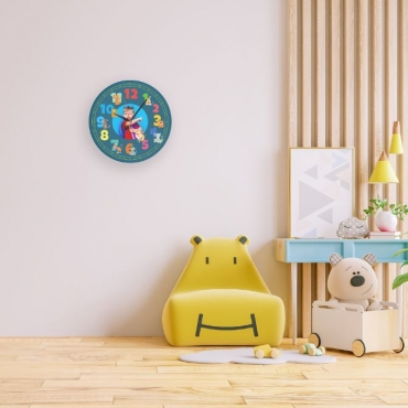 Ceas personalizat copii cu 1 fotografie