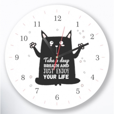 Ceas de perete decorativ - Pisica