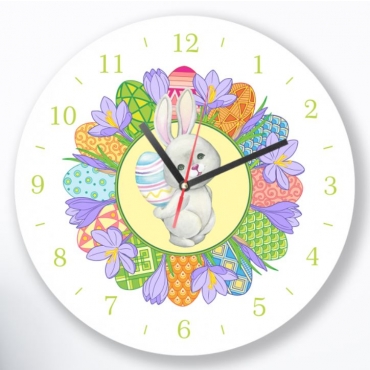 Ceas de perete - Iepuras de Paste