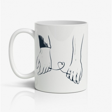 Cana indragostiti cu mesaj personalizat