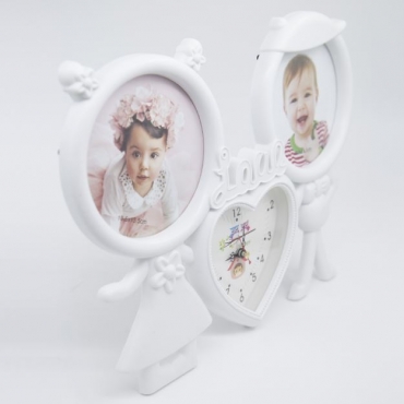 Rama foto cuplu si ceas