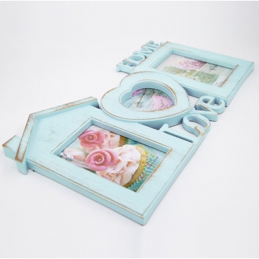 Rama foto colaj 3 poze Love & Home