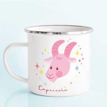 Cana emailata cu nume - Capricorn
