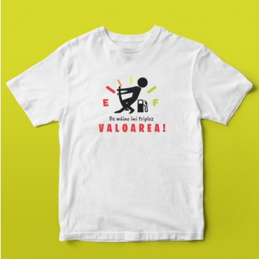 Tricou unisex personalizat - Valoare tripla
