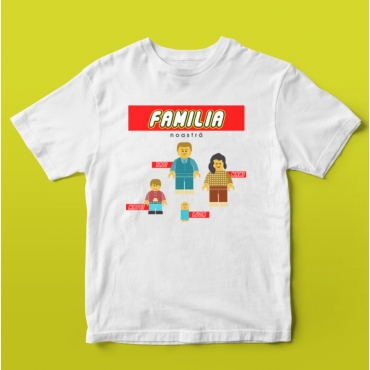 Tricou personalizat - Lego Family