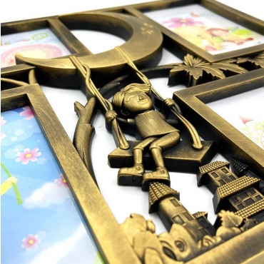 Rama foto colaj 4 poze Copil