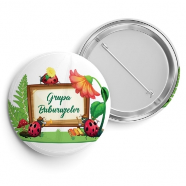 Insigna personalizata - Grupa buburuzelor