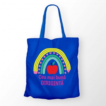 Sacosa bumbac personalizata - Cea mai buna diriginta