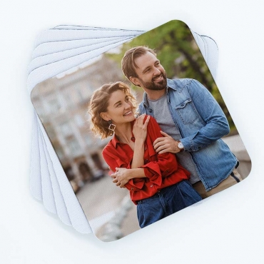 Suport textil personalizat pentru pahare / cani (set 6 buc.)