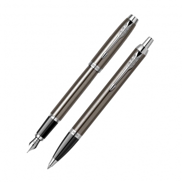 Set pix + stilou Parker IM, dark espresso