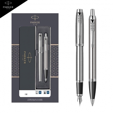 Set pix + stilou Parker IM, silver