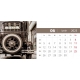 Calendar de birou cu masini clasice 2023