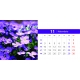 Calendar de birou cu flori 2025