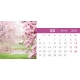 Calendar de birou cu peisaje anotimpuri 2023
