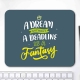 Mouse pad dreptunghiular mesaj motivational -  Deadline