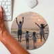 Mouse pad rotund personalizat cu 1 fotografie