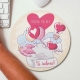 Mouse pad rotund - Mesaj Valentine's Day