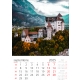 Calendar perete castele 2025