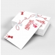 Etichete carton Martisor - set 100 buc