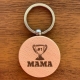 Breloc lemn personalizat - Trofeu Mama
