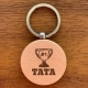 Breloc lemn personalizat - Trofeu Tata