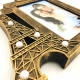 Rama foto cu lumini personalizata cu 1 fotografie - Eiffel